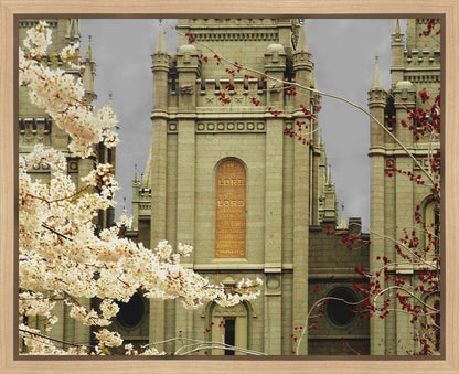 Salt Lake City Temple The Promise Gallery Wrap