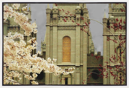 Salt Lake City Temple The Promise Gallery Wrap