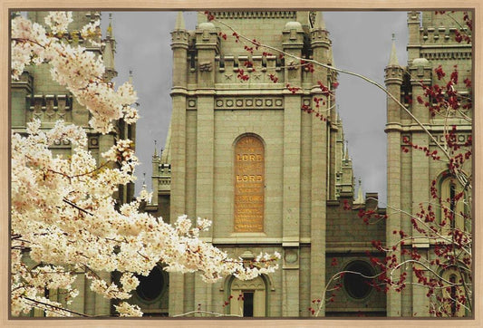 Salt Lake City Temple The Promise Gallery Wrap