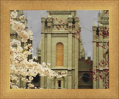 Salt Lake City Temple The Promise Sepia