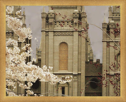 Salt Lake City Temple The Promise Sepia