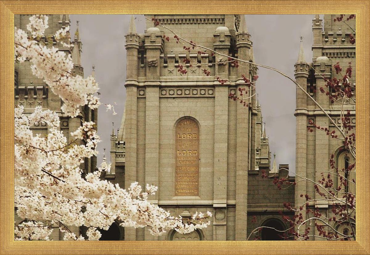 Salt Lake City Temple The Promise Sepia