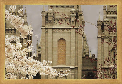 Salt Lake City Temple The Promise Sepia