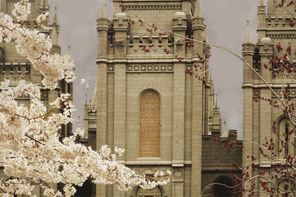 Salt Lake City Temple The Promise Sepia