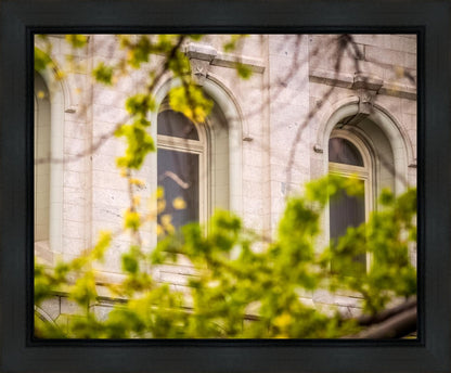 Salt Lake City Temple Windows Of Eternity Gallery Wrap