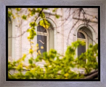 Salt Lake City Temple Windows Of Eternity Gallery Wrap