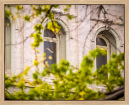 Salt Lake City Temple Windows Of Eternity Gallery Wrap