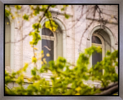 Salt Lake City Temple Windows Of Eternity Gallery Wrap