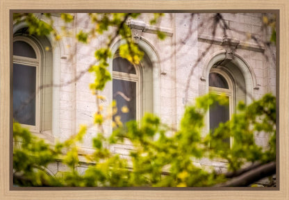 Salt Lake City Temple Windows Of Eternity Gallery Wrap