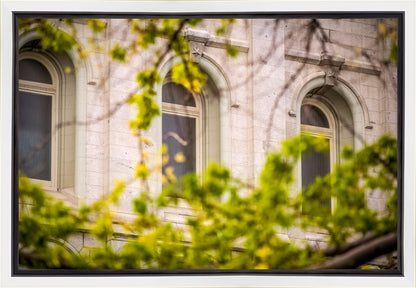 Salt Lake City Temple Windows Of Eternity Gallery Wrap