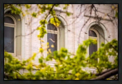 Salt Lake City Temple Windows Of Eternity Gallery Wrap