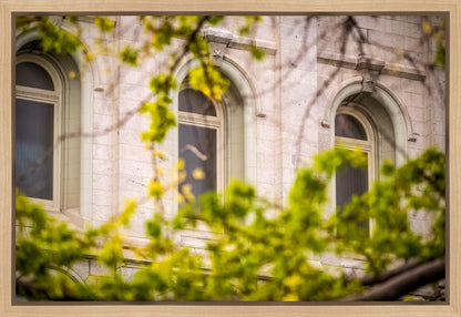 Salt Lake City Temple Windows Of Eternity Gallery Wrap