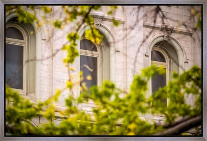Salt Lake City Temple Windows Of Eternity Gallery Wrap