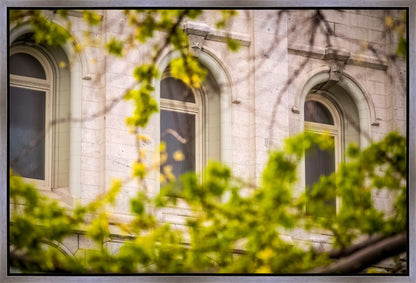 Salt Lake City Temple Windows Of Eternity Gallery Wrap