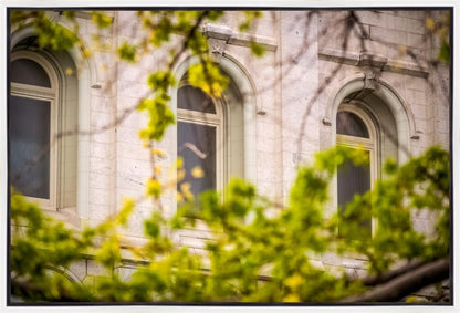 Salt Lake City Temple Windows Of Eternity Gallery Wrap