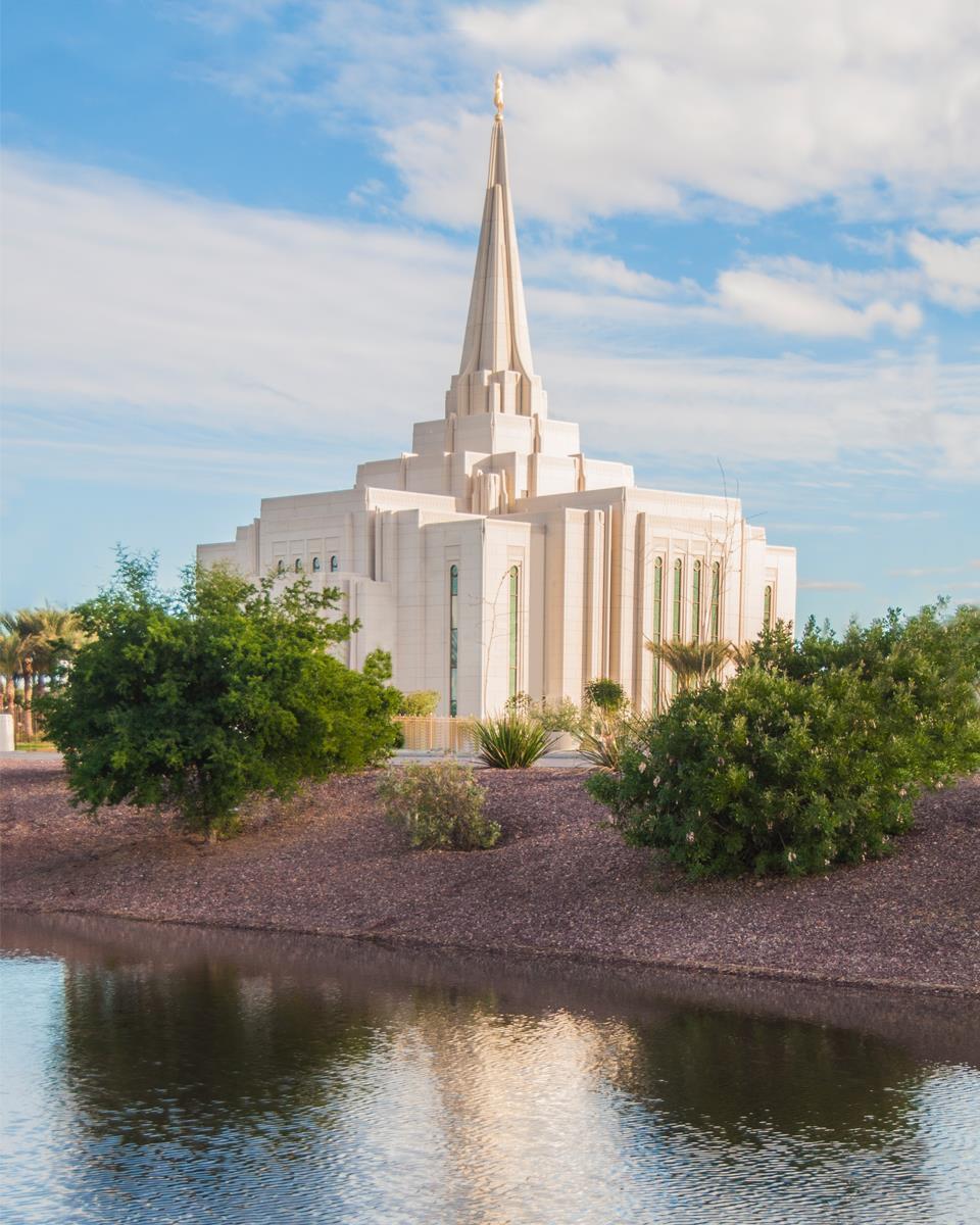 Gilbert Temple Late Afternoon Gallery Wrap