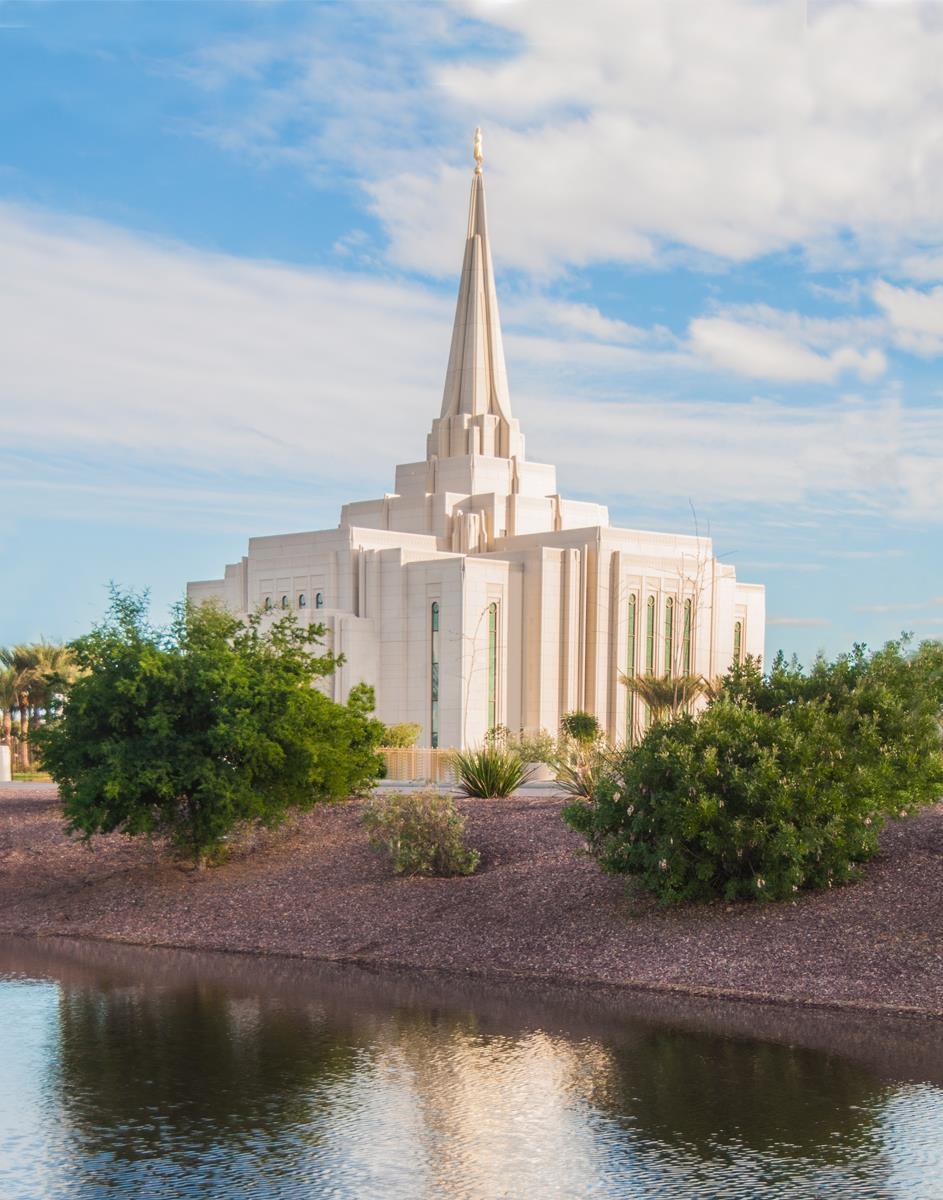 Gilbert Temple Late Afternoon Gallery Wrap