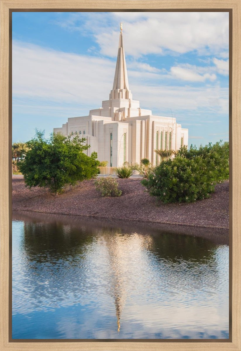 Gilbert Temple Late Afternoon Gallery Wrap