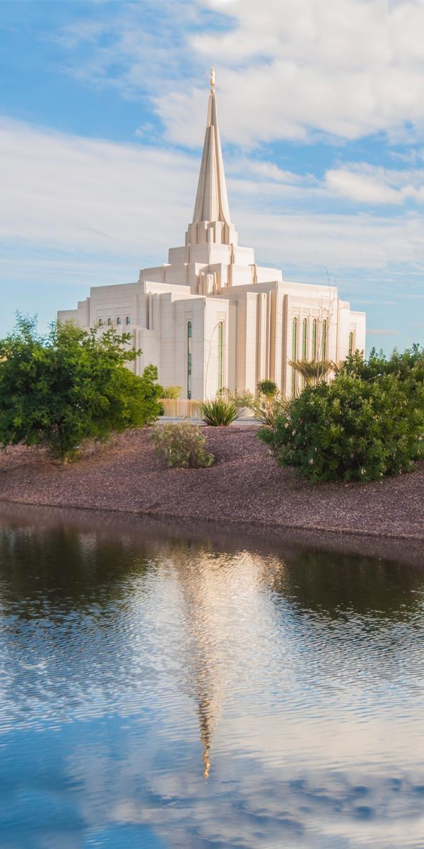 Gilbert Temple Late Afternoon Gallery Wrap