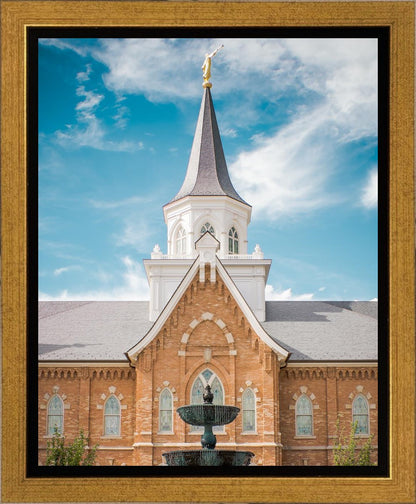 Provo City Center Temple Living and Flowing Waters Gallery Wrap