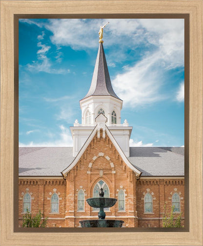 Provo City Center Temple Living and Flowing Waters Gallery Wrap