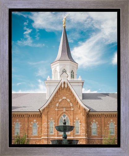 Provo City Center Temple Living and Flowing Waters Gallery Wrap