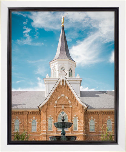 Provo City Center Temple Living and Flowing Waters Gallery Wrap