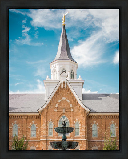 Provo City Center Temple Living and Flowing Waters Gallery Wrap