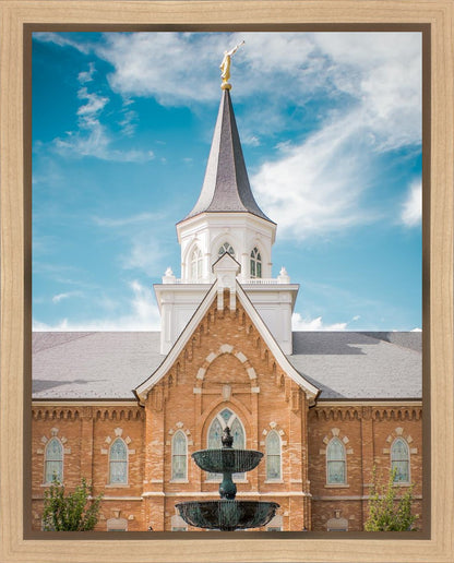 Provo City Center Temple Living and Flowing Waters Gallery Wrap