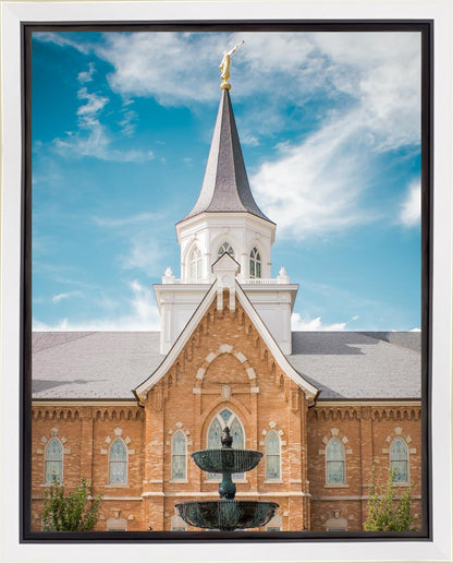 Provo City Center Temple Living and Flowing Waters Gallery Wrap