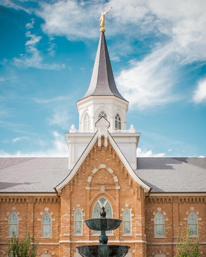 Provo City Center Temple Living and Flowing Waters Gallery Wrap