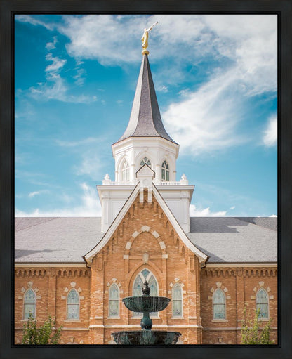 Provo City Center Temple Living and Flowing Waters Gallery Wrap