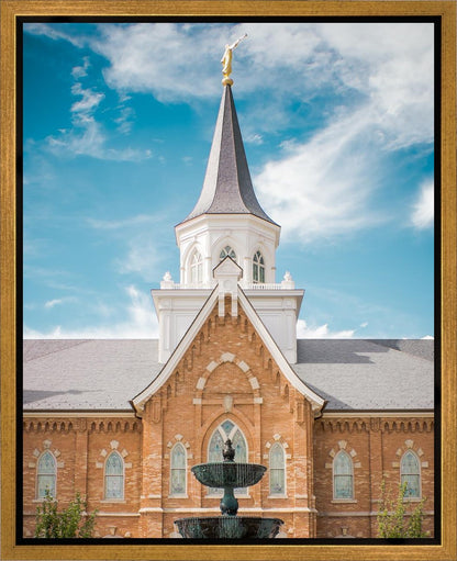 Provo City Center Temple Living and Flowing Waters Gallery Wrap