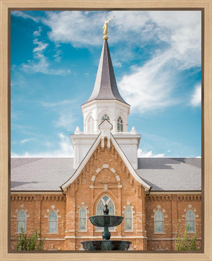 Provo City Center Temple Living and Flowing Waters Gallery Wrap