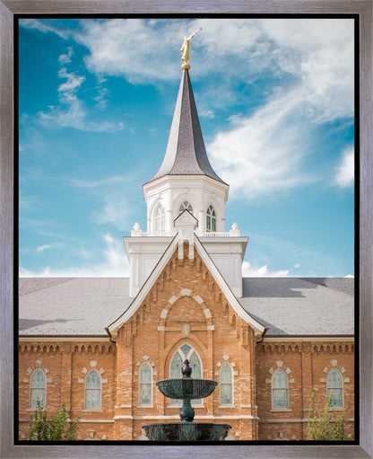 Provo City Center Temple Living and Flowing Waters Gallery Wrap