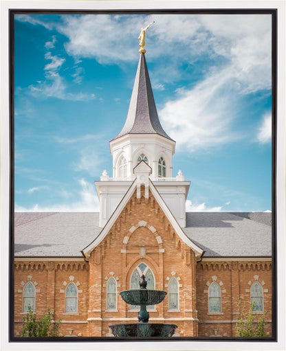 Provo City Center Temple Living and Flowing Waters Gallery Wrap