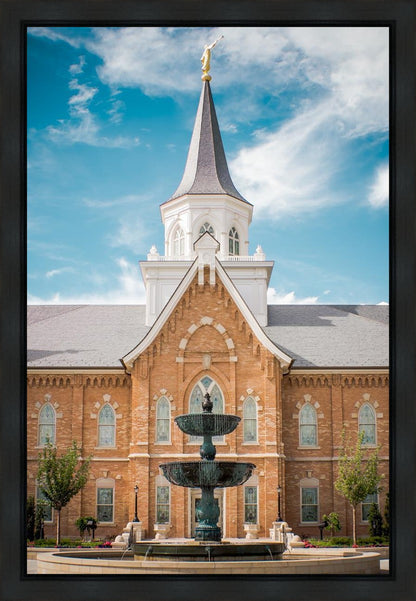 Provo City Center Temple Living and Flowing Waters Gallery Wrap