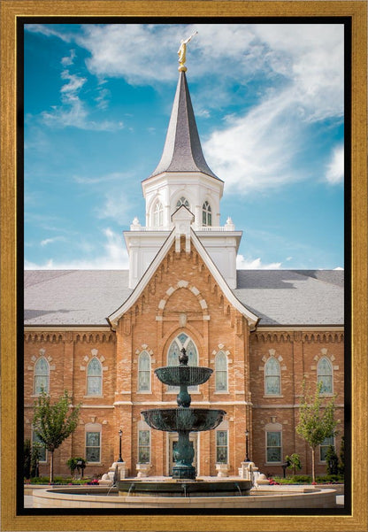 Provo City Center Temple Living and Flowing Waters Gallery Wrap