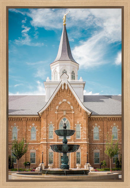 Provo City Center Temple Living and Flowing Waters Gallery Wrap