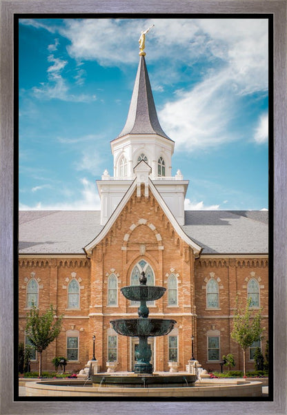 Provo City Center Temple Living and Flowing Waters Gallery Wrap