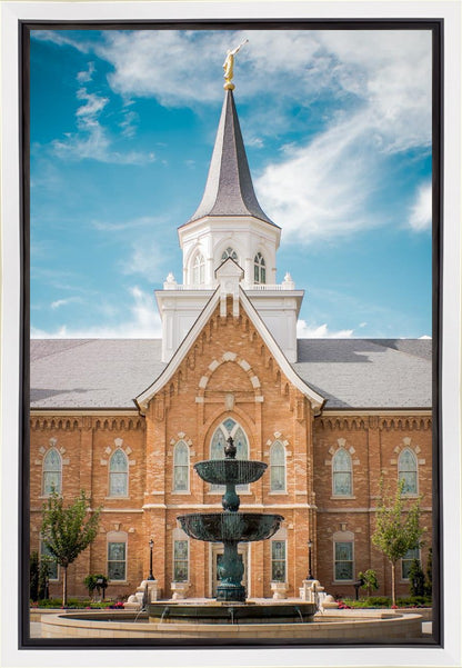 Provo City Center Temple Living and Flowing Waters Gallery Wrap