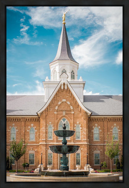 Provo City Center Temple Living and Flowing Waters Gallery Wrap
