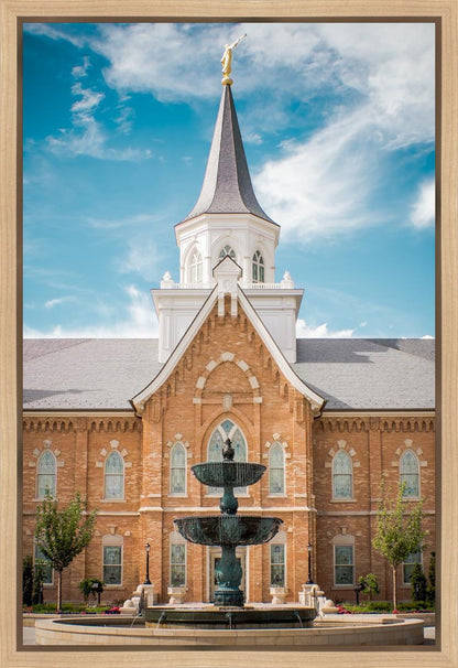 Provo City Center Temple Living and Flowing Waters Gallery Wrap