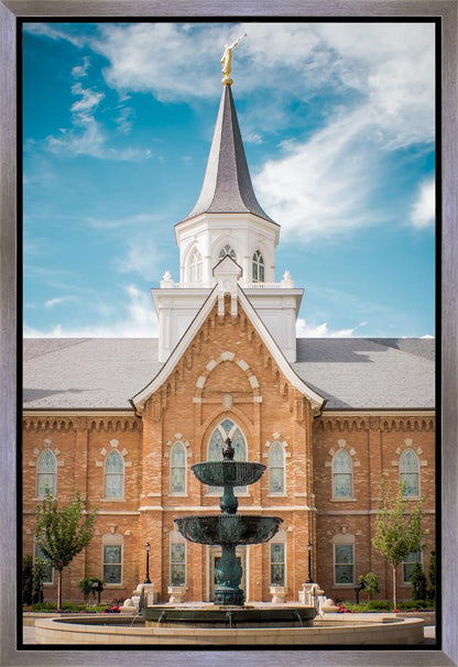 Provo City Center Temple Living and Flowing Waters Gallery Wrap