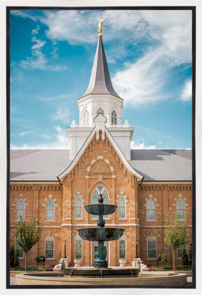 Provo City Center Temple Living and Flowing Waters Gallery Wrap
