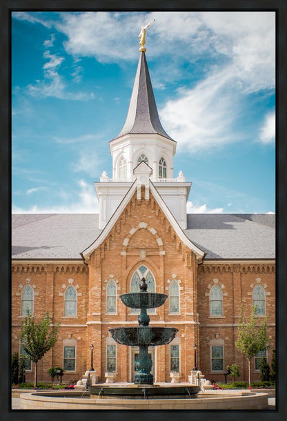 Provo City Center Temple Living and Flowing Waters Gallery Wrap