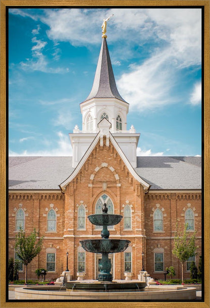Provo City Center Temple Living and Flowing Waters Gallery Wrap