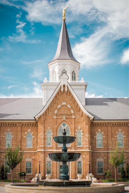 Provo City Center Temple Living and Flowing Waters Gallery Wrap