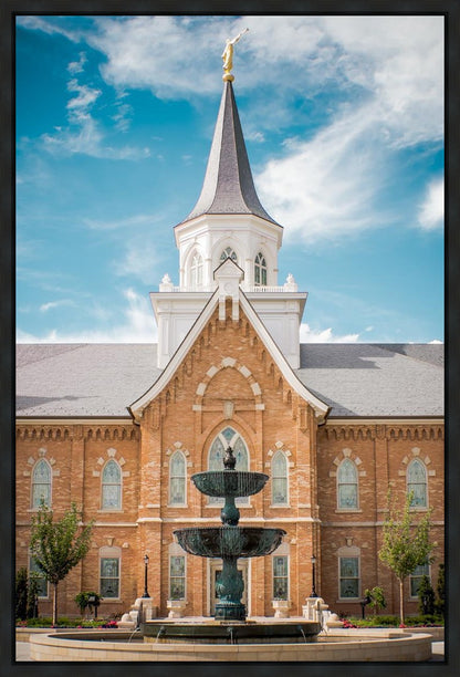 Provo City Center Temple Living and Flowing Waters Gallery Wrap
