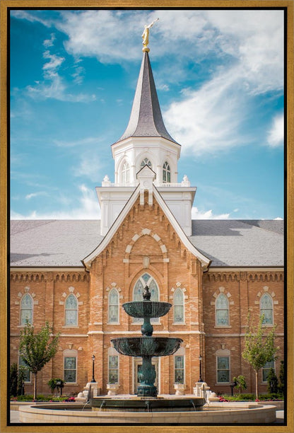 Provo City Center Temple Living and Flowing Waters Gallery Wrap